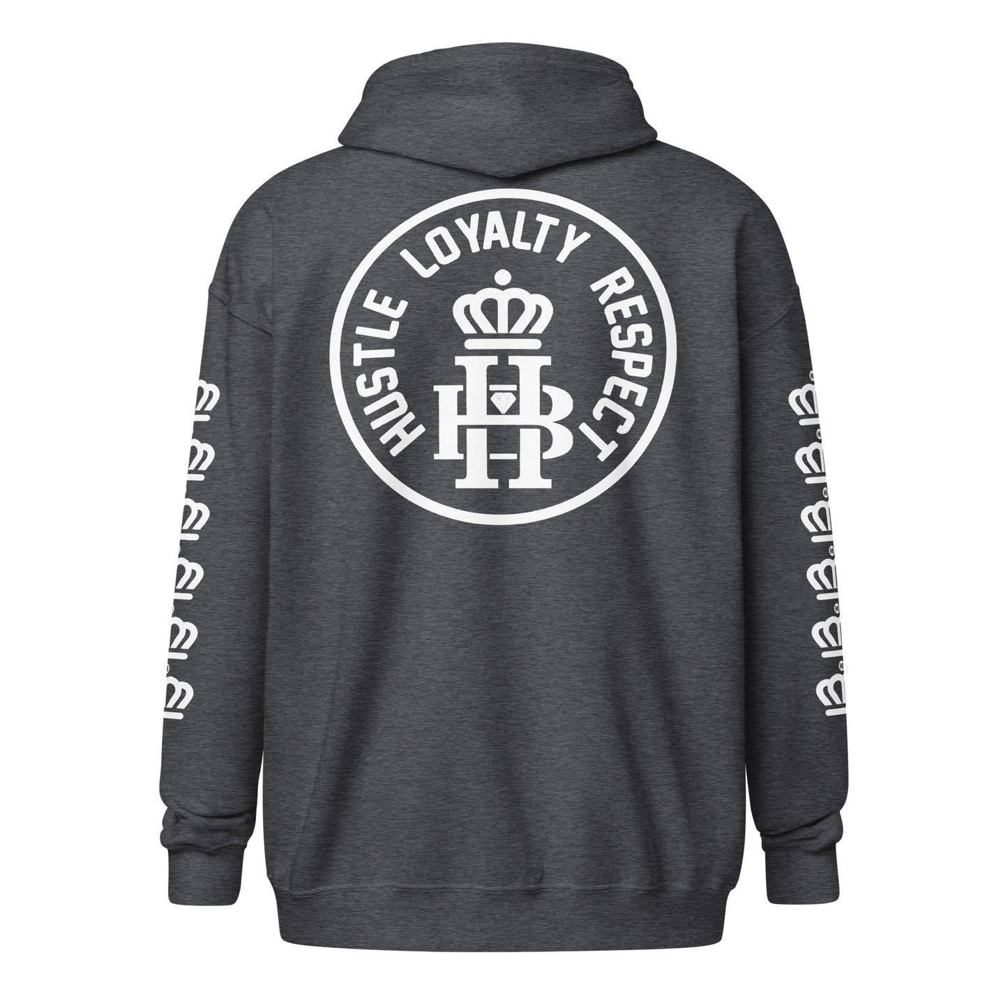 HLR Crown : Unisex heavy blend zip hoodie