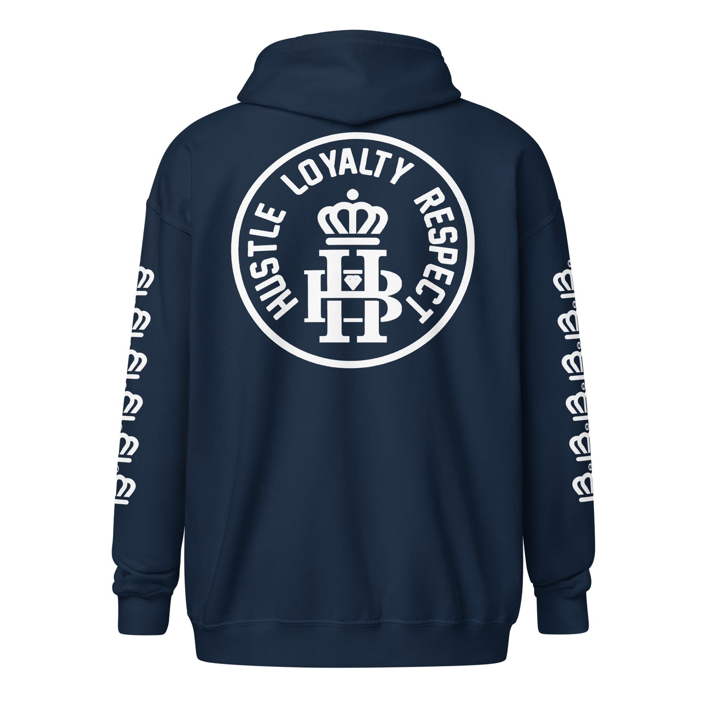 HLR Crown : Unisex heavy blend zip hoodie